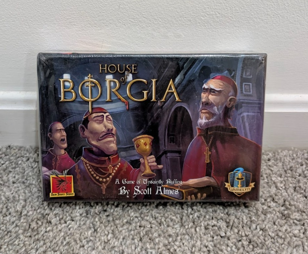 House of Borgia Board Game Sealed Scott Almes Talon Strikes 2–6 Players New